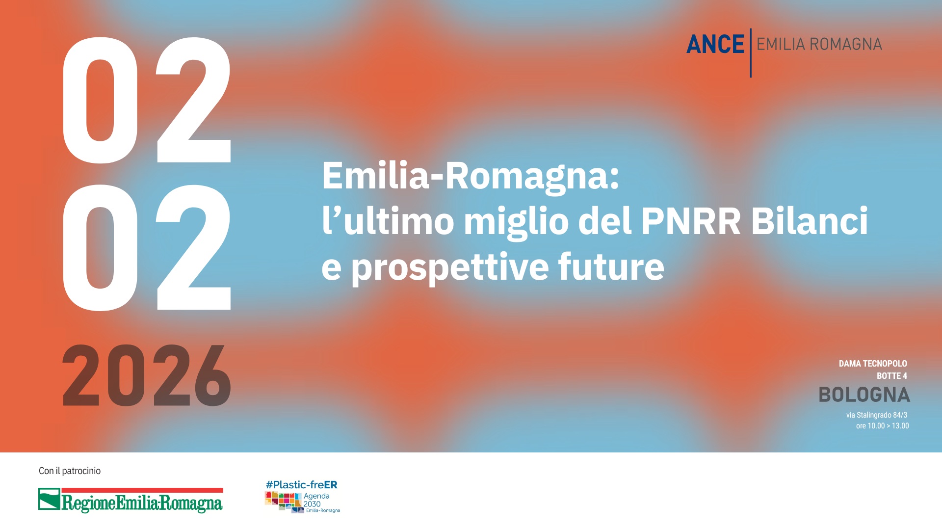Convegno ANCE Emilia-Romagna - 2 febbraio ore 10.00 Tecnopolo Bologna