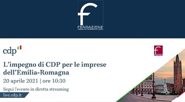 L'impegno di CDP per le imprese dell'Emilia-Romagna - link alla registrazione