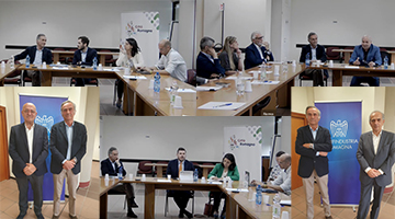 La delegazione di Forlì-Cesena di Confindustria Romagna incontra i candidati sindaco di Forlì e Cesena