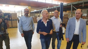 IN ROMAGNA I VICEPRESIDENTI NAZIONALI MARENGHI E BARONI - Visita ad alcune delle zone industriali colpite dall’alluvione