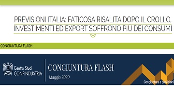 Congiuntura flash maggio 2020 Centro Studi Confindustria