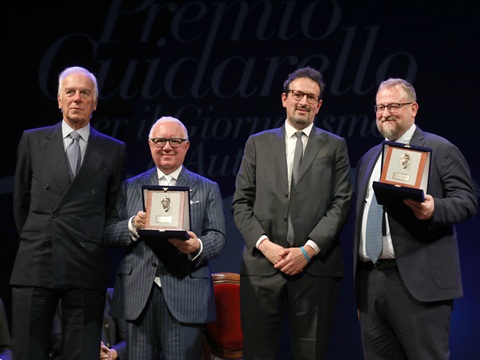 Gianluca Di Feo e Andrea Margelletti - premio ex aequo Giornalismo d'Autore nazionale sezione società