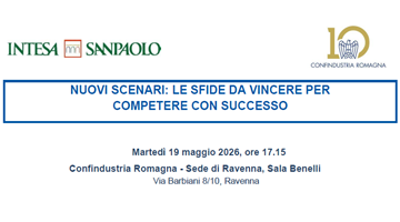 Nuovi scenari: le sfide da vincere per competere con successo | 19 maggio, ore 17.15 Ravenna