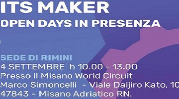 Corso biennale post diploma tecnico superiore per l’automazione  ed i sistemi meccatronici - Venerdì 4 settembre open day di presentazione