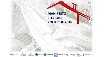 Manifesto politico della filiera delle costruzioni 2018