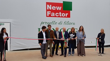 Inaugurato nuovo stabilimento 4.0 di New Factor per la lavorazione della noce