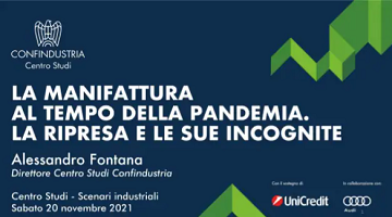 Rapporto Scenari industriali Centro Studi Confindustria | 20 novembre 2021