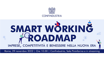 Evento Smart Working Roadmap - Imprese, competitività e benessere nella nuova era -  29 novembre 2022 ore 10.00