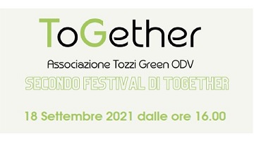 Tozzi Green, secondo Festival ToGheter - 18 settembre ore 16:00