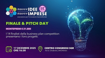 Finale & Pitch Day di Nuove Idee Nuove Imprese -  17 dicembre 2025