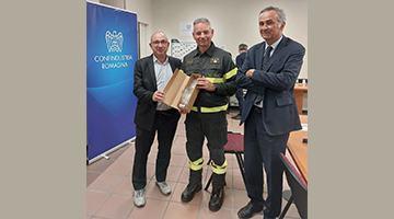 Incontro con il Comandante dei Vigili del Fuoco di Forlì-Cesena, ing. Tripi